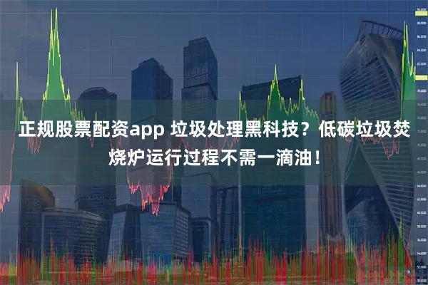 正规股票配资app 垃圾处理黑科技?低碳垃圾焚烧炉运行过程不需一滴油!